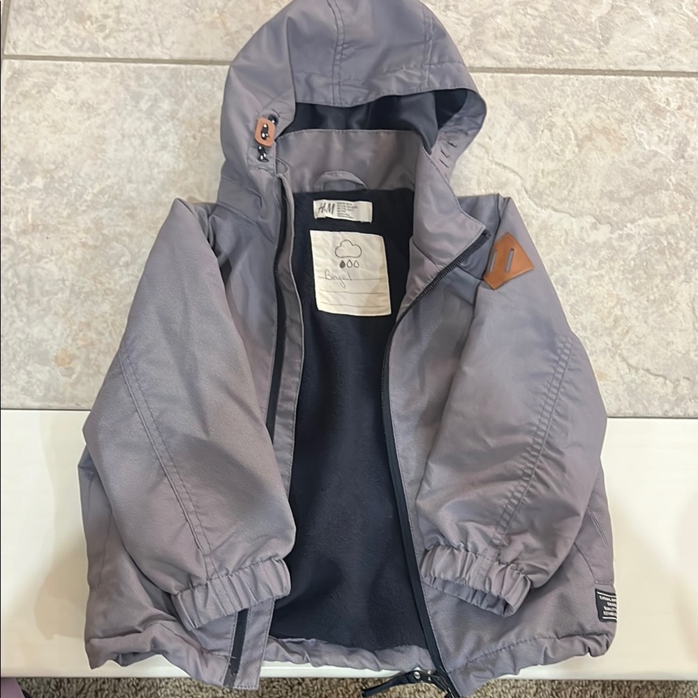 H&M Kids Grey Hooded Jacket